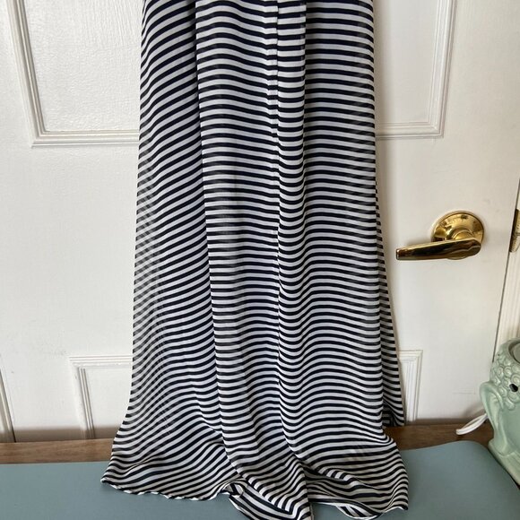 Isaac Mizrahi Halter Chiffon Dress Size 2-4, Garden Party, Wedding Guest - Picture 4 of 16